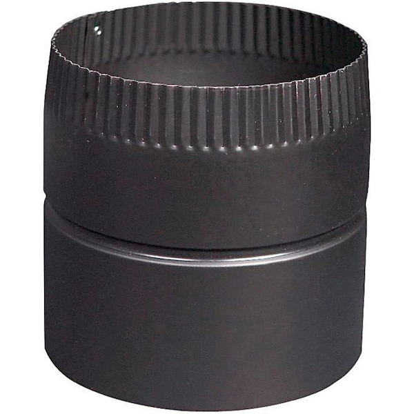 Imperial 8 in. D Steel Stove Pipe Adapter